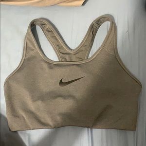 Gray Nike Sports Bra